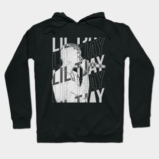 Lil Tjay // White// Retro// Hiphop Hoodie